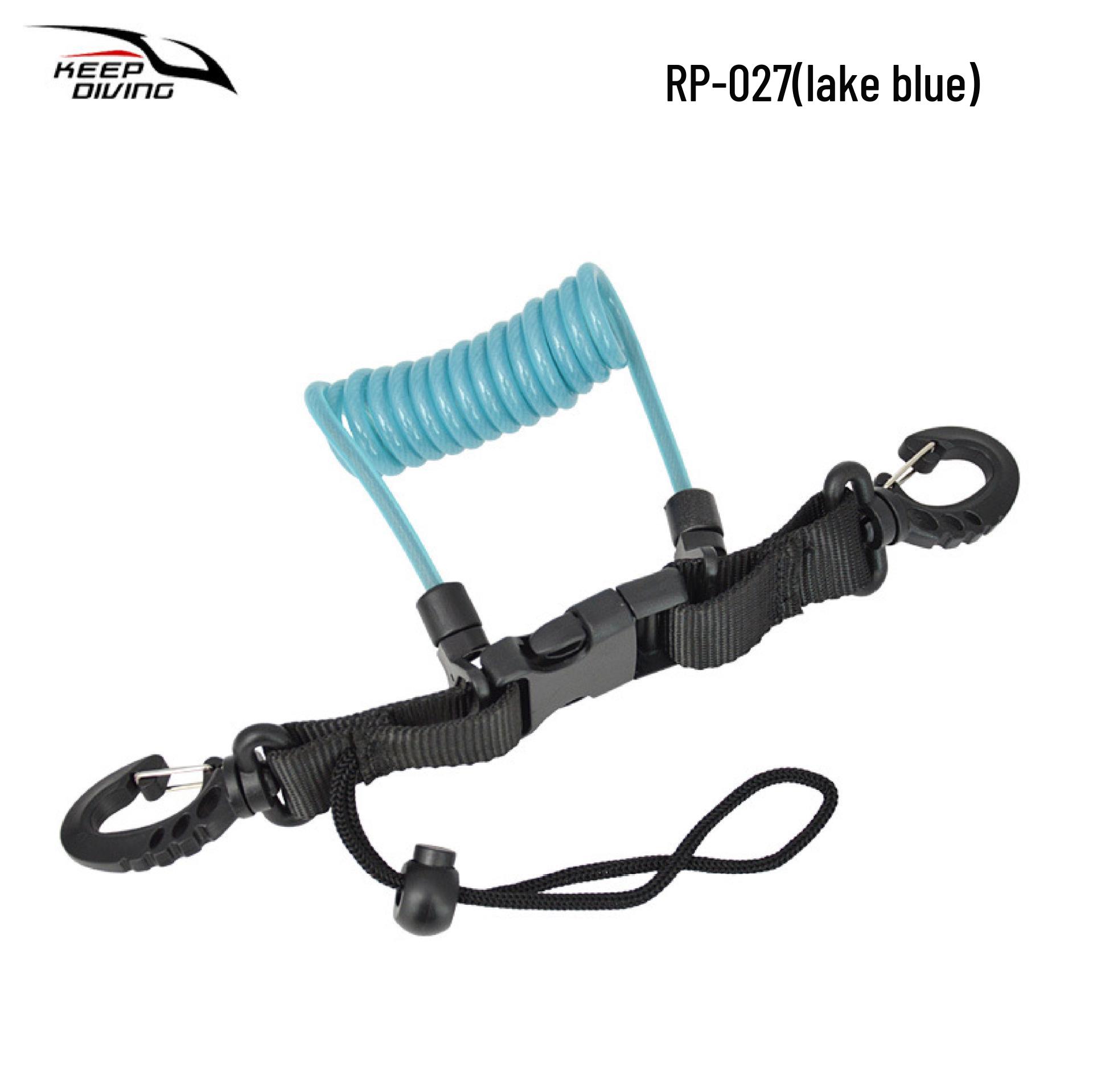 

Diving Camera Retractable Lanyard with TPU Spring Steel Wire & Quick Release Buckles One Size