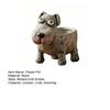 Small Animal Planter Pot Cartoon Frog/Crocodile/Dog Flower Pot Cute Decorative Cactus Pot for Home Office Desk Garden Decor
