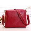 Colorful Pu Leather Women's Cross Body Bag With Tassels Small Size For Everyday Use