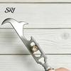 Seat Belt Cutter Tool Multifunctional Safety Hammer with Breaker And Tire Outdoor Survival Multi Stone Cleaning Hook Wrench Bottle Opener Car