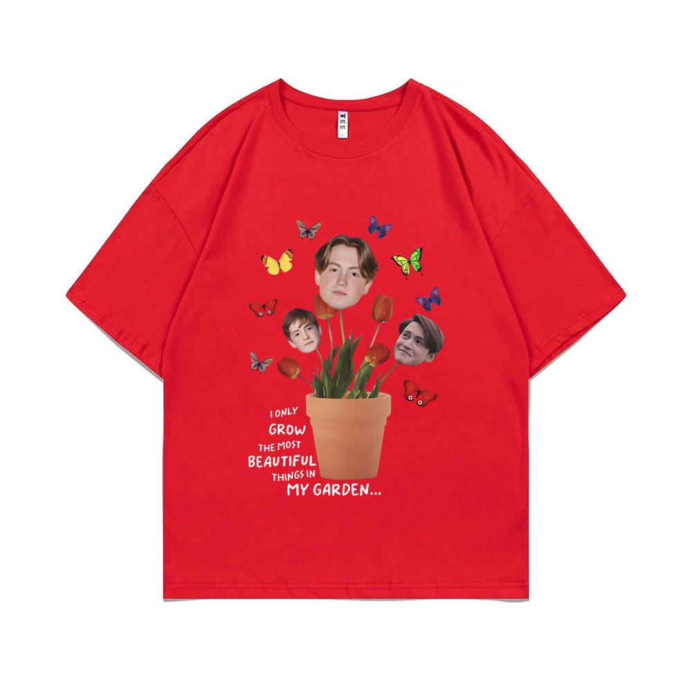

I Only Grow The Most Beautiful Thing in My Garden Kit Connor Funny Meme T Shirts Unisexs Pure Cotton Tshirt Male Casual Tshirt S