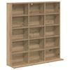 CD Shelf Artisan Oak 96 X 23.5 X 97.5 Cm Particle Board