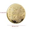 KX4B 2025 Chinese New Year Collectible for Dragon Year Souvenir Plated Coin Metal Lucky Ornament