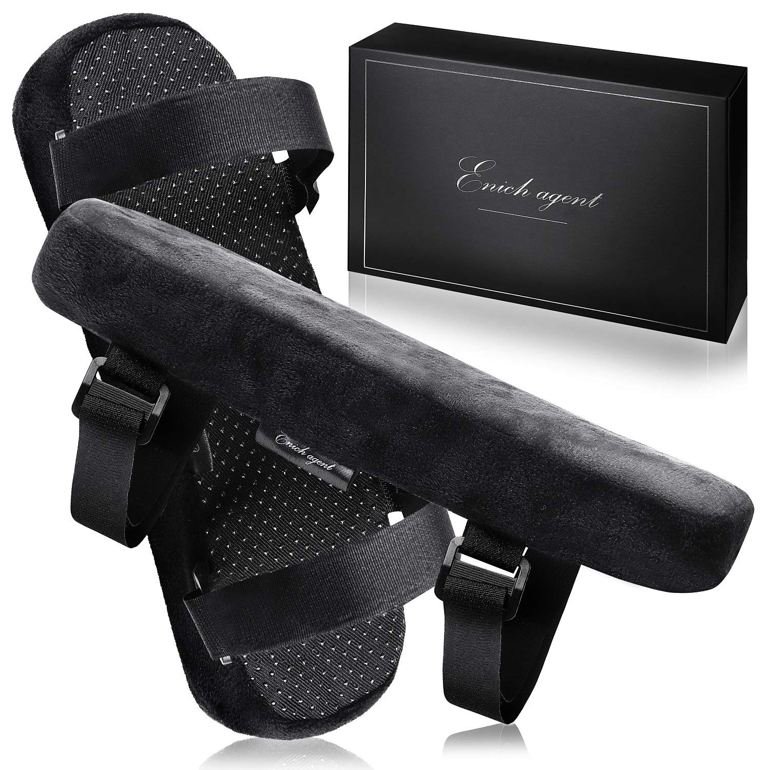 

Award Enich Agent Elbow Rest Set of Memory Armrests for Black 254 x 75 x with Japanese Instructions [Business Winner] Cushions, 2, Foam, Chairs, чёрный