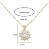 Sunflower Titanium Steel Diamond Clavicle Necklace for Women - Luxury & Versatile Choker Accessory