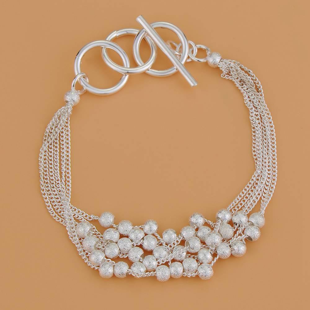 

New 925 Sterling Silver Bracelet Heart High Quality Romance Chain For Women Fashion Engagement Party Wedding Jewelry Gift