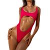 Women's One-Piece Sexy Bikini Fashion With Bra Pads No Steel Support Swimming Costume