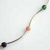 RER Color Stone Wave Necklace