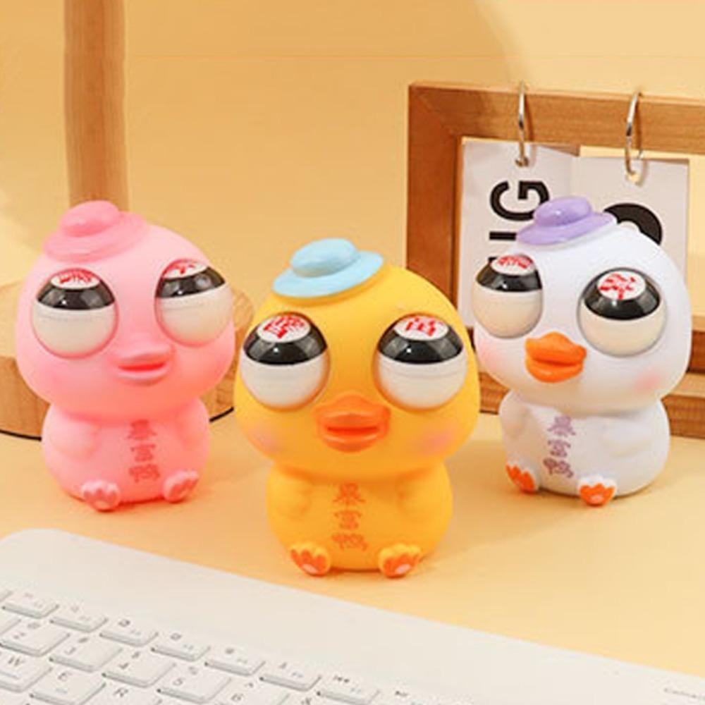 To Be Rich Squeeze Ball Toys Duck Squeeze Stretching Ball Burst Eye Animal  Kids Holiday Gift