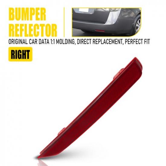 For Odyssey Honda 2011-2017 Rear Reflector Passenger Bumper Red 33505TK8A01