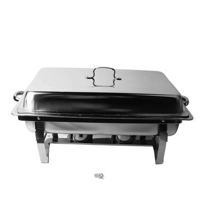Chafing Dish Buffet Set Stainless Steel Catering Serve Chafer Rectangular Chafers Buffet Warmer