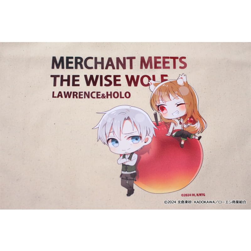 Seasonal Plants Spice and Wolf MERCHANT MEETS THE WISE WOLF Petitchoco Canvas Tote Bag [Apple] Approx. H37 X W36 X D11cm Made of Cotton