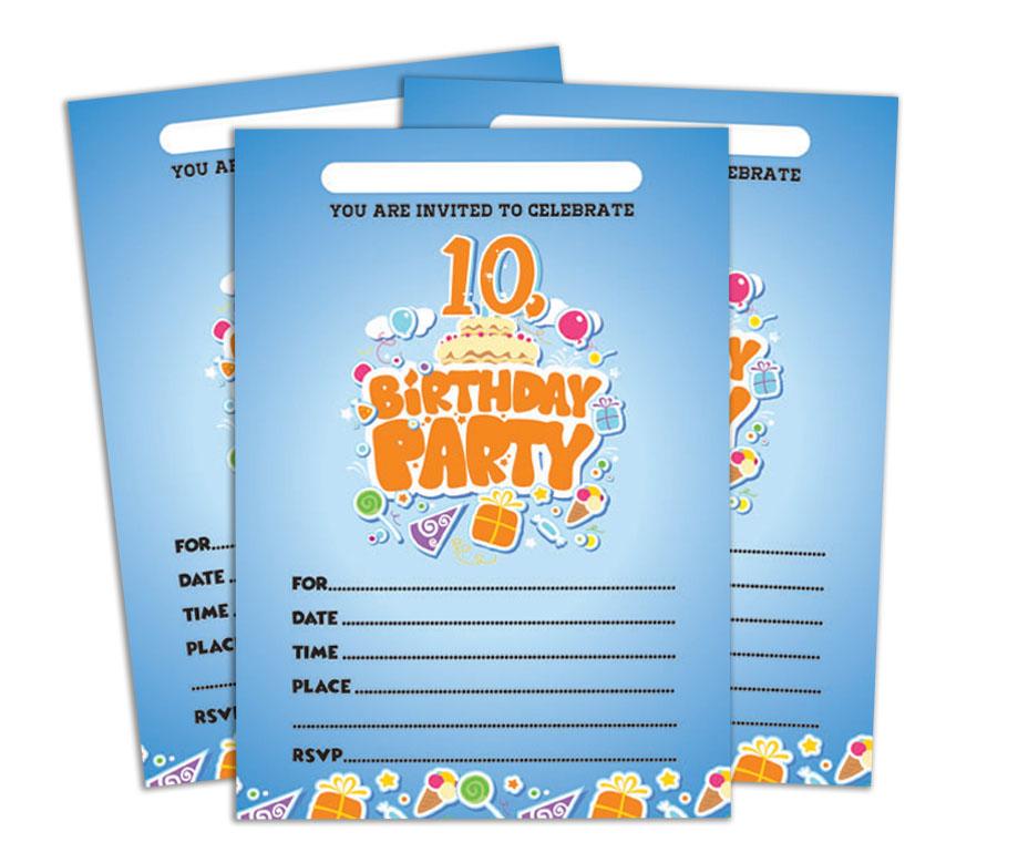 

Darling Souvenir Blue Birthday Card Invitation Card, який можна роздрукувати, заповнити або вписати порожні запрошення, упаковка речей для вечірки 28 5 x 7 дюймів 5 x 7 Inches синій