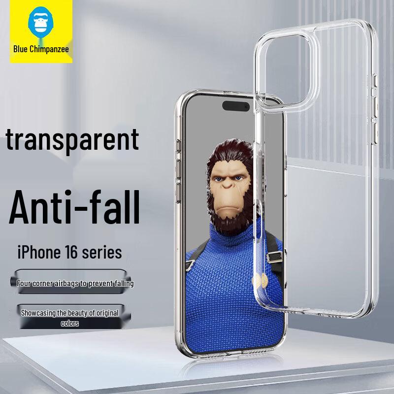 Blue Ape Mr. Transparent Shockproof Phone Case for iPhone