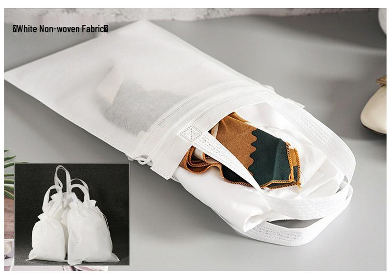 Non-woven Dustproof Drawstring Tote & Shoe Bag with Customizable Logo