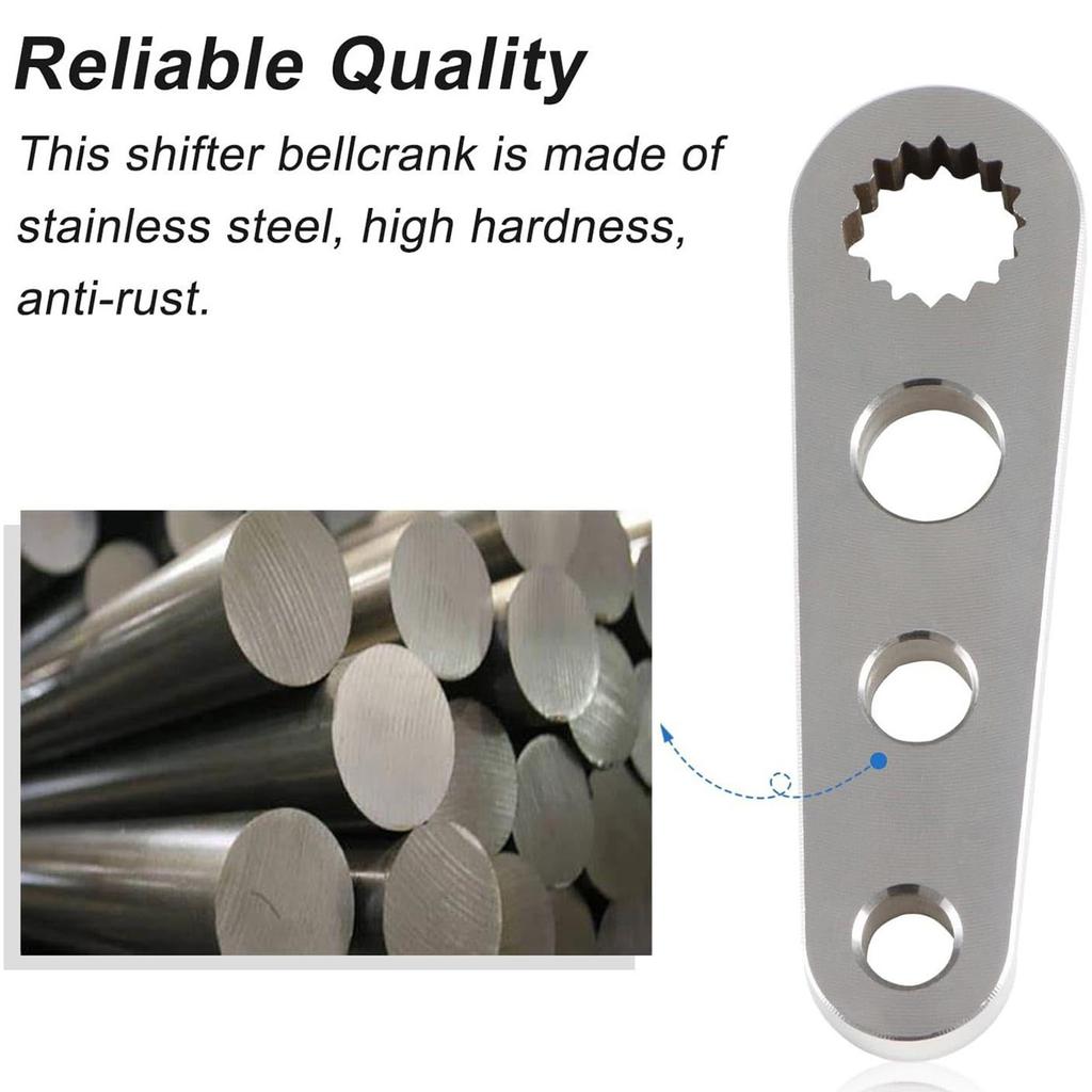 High Durability Steel Reverse Shifter Bellcrank Replace 3233906 Precision Made Steel Shifter Bellcrank Lever for Polaris