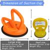 3 Pcs Dent Puller Suction Cup For Car Dents - Car Dent Puller Kit Small Dent Remover Tool For Car Dent Removal Kit - Suction Cup
