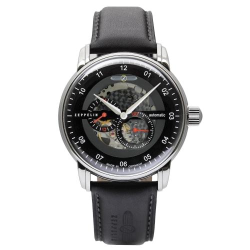 

Zeppelin Casual Watch New Captain s Line 8664-2 Men s Black