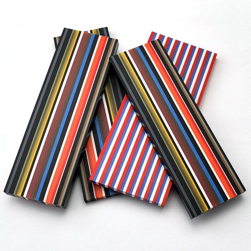 2 Sizes Candy / Flag Colors G10 Materials Knife Handle DIY Making Outdoor EDC Tools Grip G-10 Colorful Composite Boards Patch