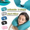 Inflatable Neck Pillow for Traveling, Blow Up Neck Pillows for Air Travel, Travel Pillows, Inflatable U-shaped Pillow