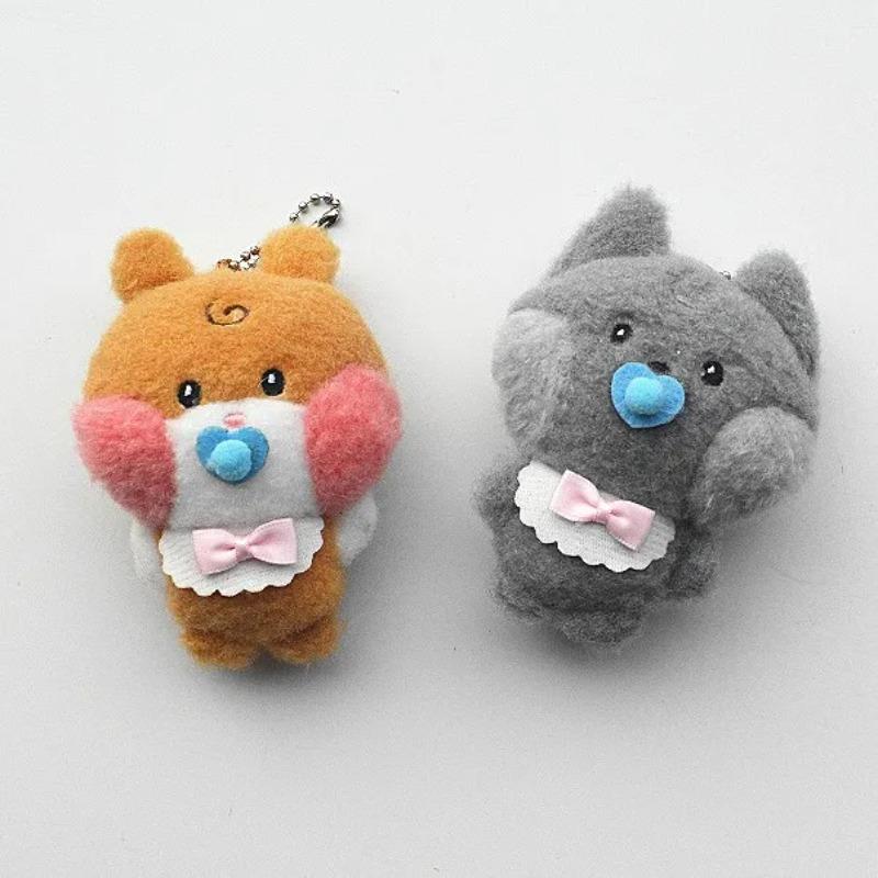 Linefriends Zb1 Zero Cute Plush Toys Schoolbags Keys Ornaments Indoor Ornaments Gifts Toy Collection Keychains for Kids