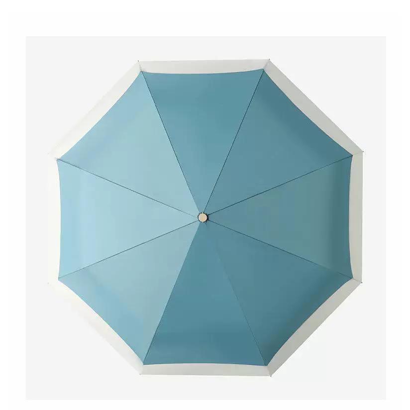 Umbrelă pliabilă automată, proaspătă și simplă, stil japonez, versiune coreeană Ins, pentru femei, cu îmbinări, deschidere și închidere automată, utilizare dublă pentru soare și ploaie