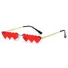 Shaped Women Heart Sunglasses In Various Colors Suitable For Photography Travel