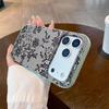 Lace Style Cool Girl Phone Case For iPhone 17 Pro Max 16 Pro 15 14 11 13 12 11 16E 17Air XR XS Lychee Textur Soft Cover