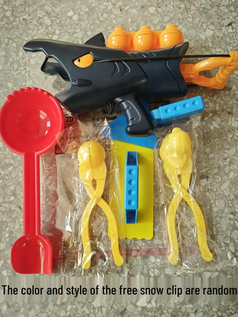 Snowball Launcher: Winter Snow Play Tool and Pellet Gun for Snowball Fights
