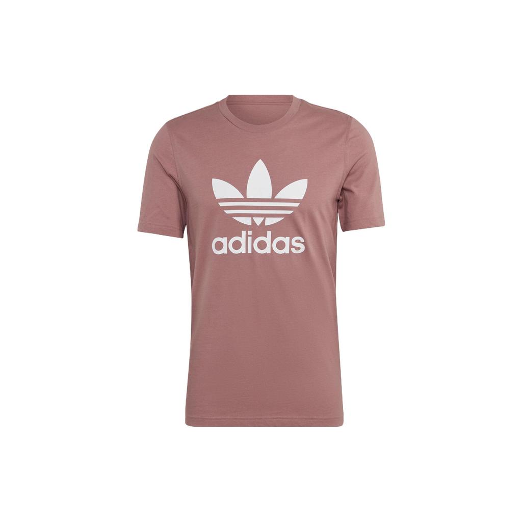 adidas Adicolor Classics Trefoil Tee Purple/White Men Streetwear HN5446