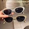Fashion Sunglasses Unique Oval Sun Glasses Women Goggle Shades Mirror Colorful Y2K Vintage Korean Fashion Trend Jewelry
