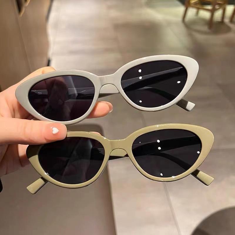 Fashion Sunglasses Unique Oval Sun Glasses Women Goggle Shades Mirror Colorful Y2K Vintage Korean Fashion Trend Jewelry
