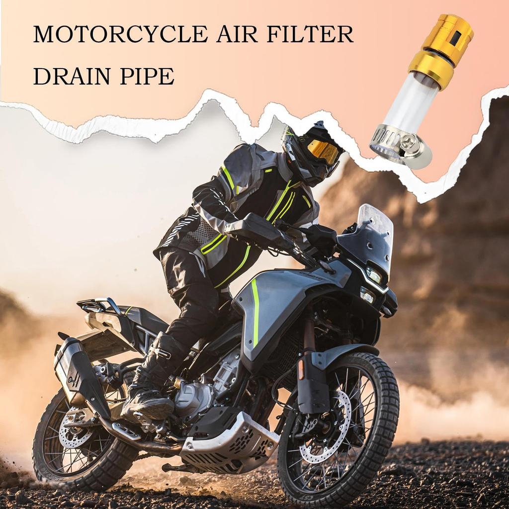 Air Intake Drains, Motorcycle Air Filter Tubes, 4.13x3.15x0.0.59 Inches Compact Drain Head Plug, Ideal