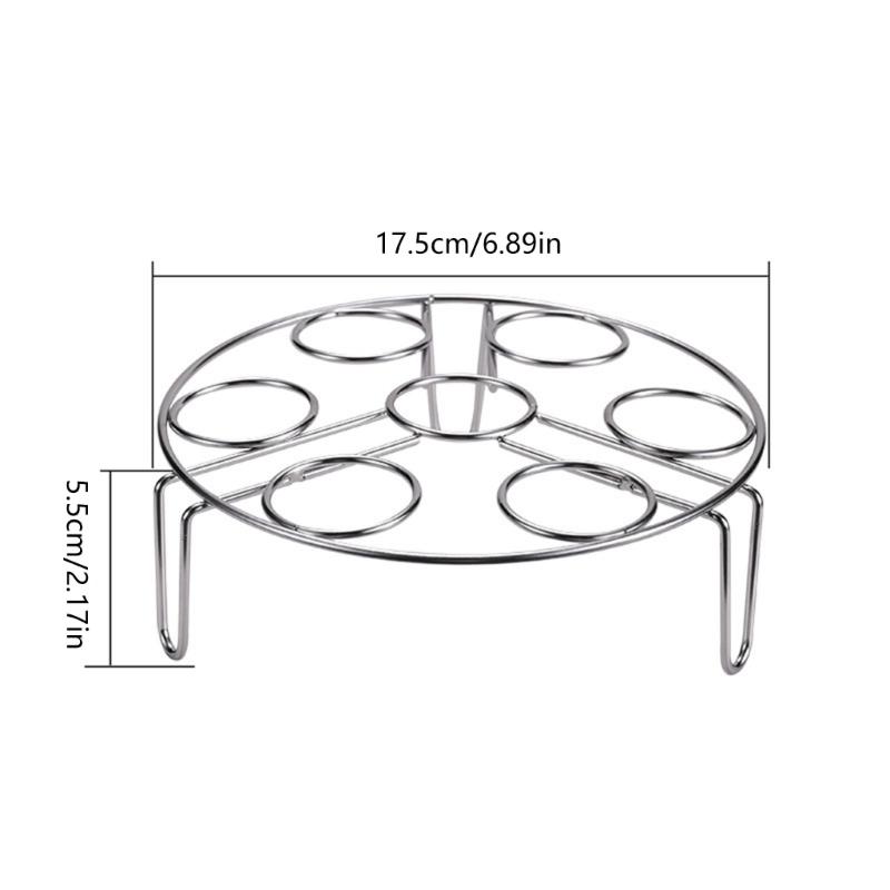 Convenient Cooking Rack Space Saving Steamers Rack for Pressure Cooker Steel Steaming Tray Practical Kitchen Tool
