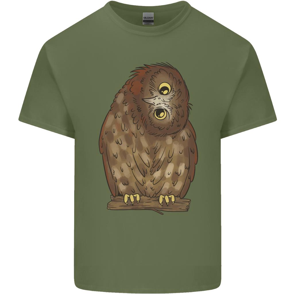 A Funny Owl Unisexs Light Cotton TShirt