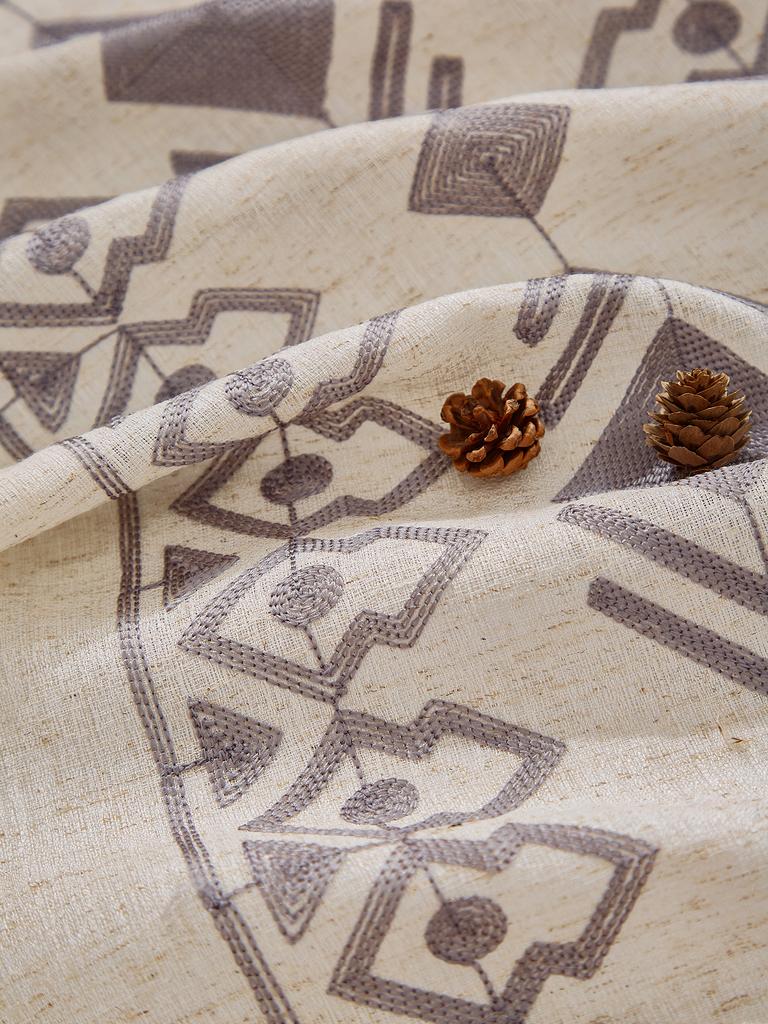 Boho Curtains for Bedroom Linen Boho Curtains 84 Inches Long 2 Panels Farmhouse Curtains