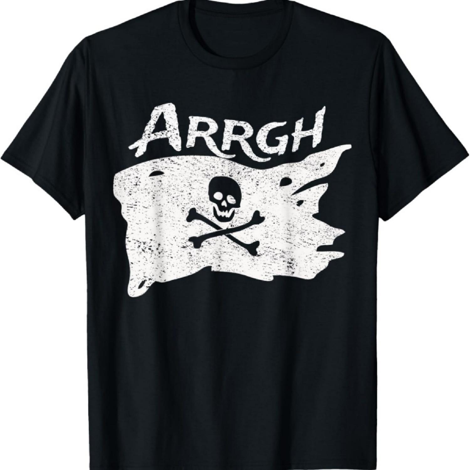 АРРР Пиратский Череп и Кости Веселый Роджер АРРР Пиратская Футболка S