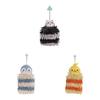 Cartoon Animal Square Chenille Hand Towel With Absorbent Polyester For Kitchen Use