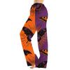 Women's Loose Fit Halloween Print Pants for Sleep and Casual Wear