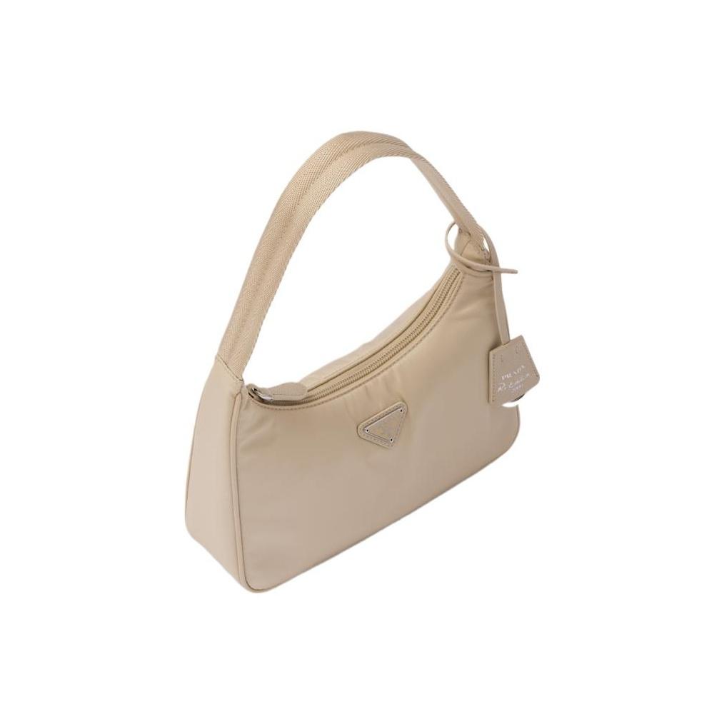 Prada Re-Edition 2000 Nylon Mini Handbag Women Handbags Desert-Beige 1NE515_RDH0_F0F24