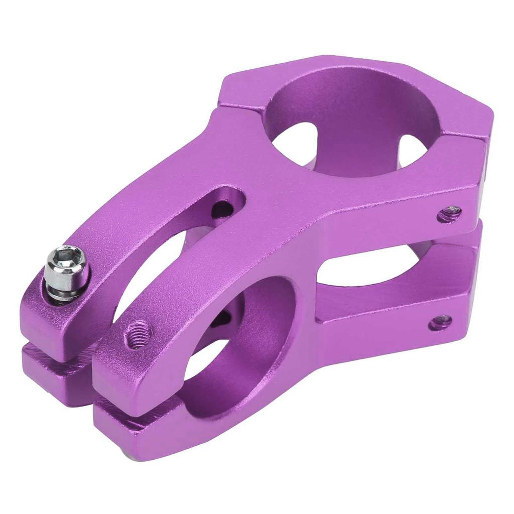 LUNJE 31.8X45MM Kierownica do kolarstwa górskiego Wspornik kierownicy Stop aluminium Pusta Krótka Kierownica Riser Fioletowy