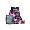 Magic Potion Print 3Pcs/Set Everyday Backpack with Messenger Tote ,Pencil Bags for Male/Female Best Gift Comic Learner Student Bags