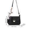 Borsa sottobraccio stile straniero da donna Nuova alla moda Borsa a tracolla con catena Borsa quadrata piccola Borsa a tracolla singola
