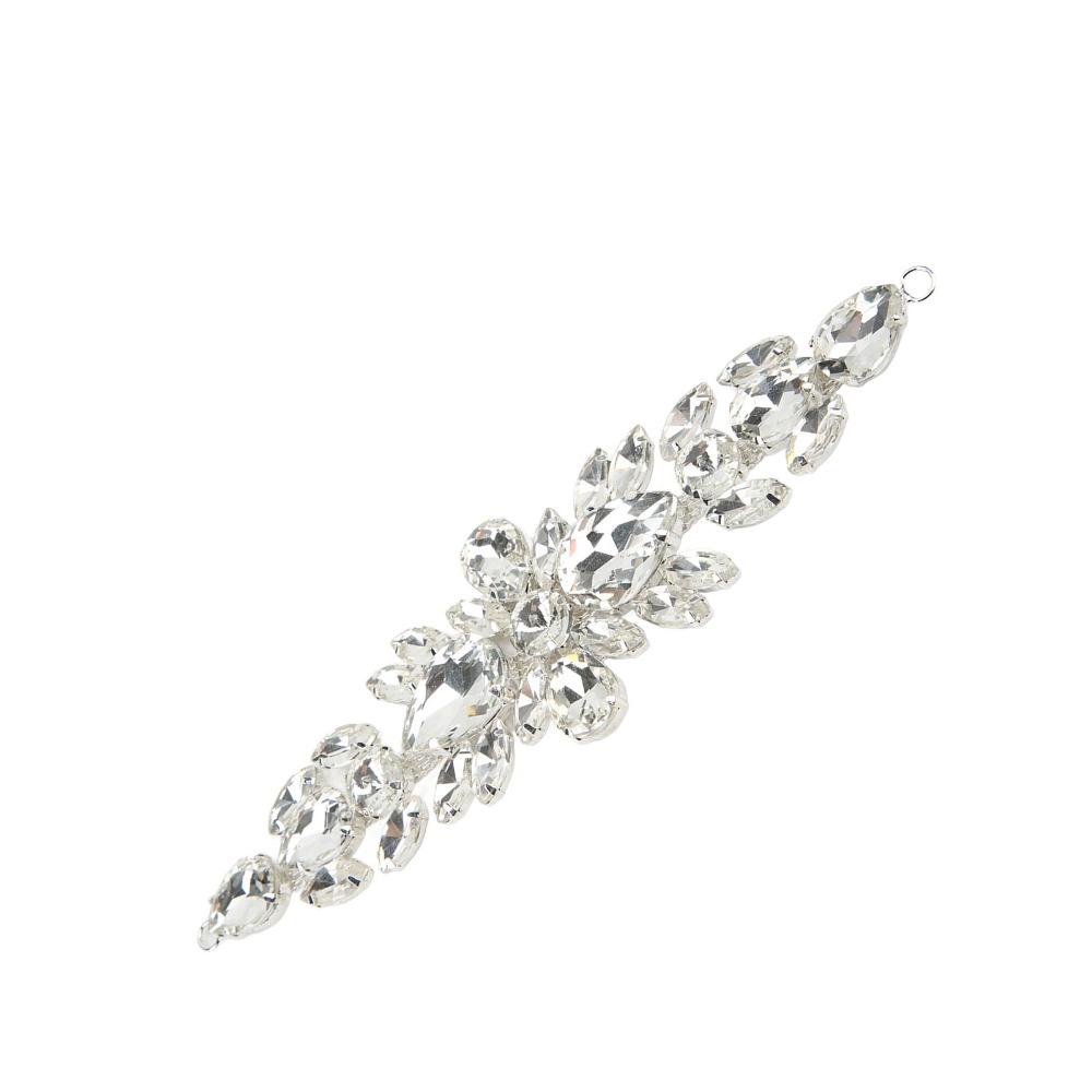 1pcs Wedding Accessories Rhinestone Applique Water Dropping Waist Chain  DIY Garment Decoration