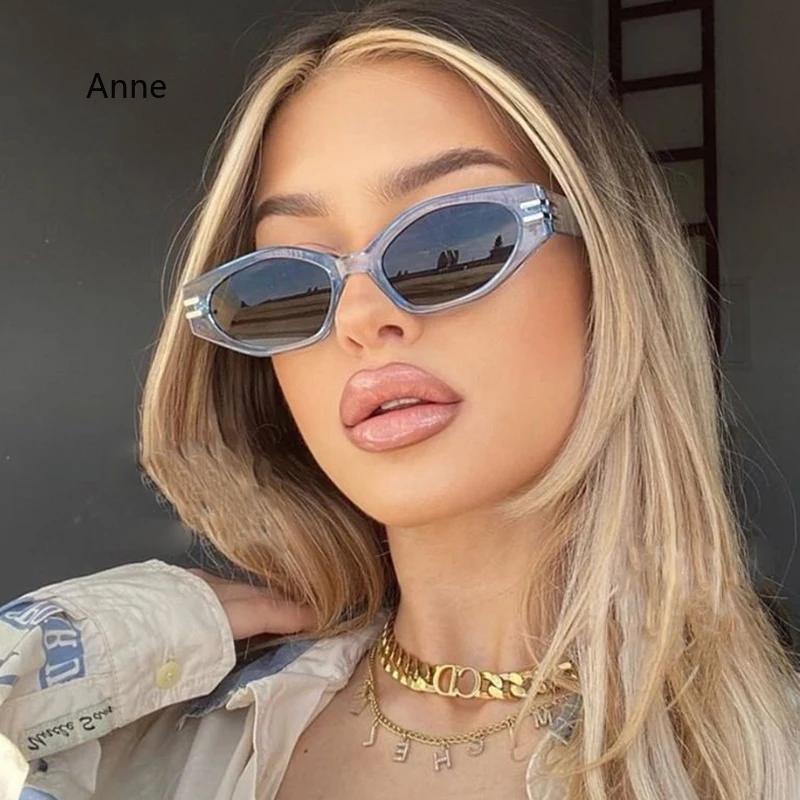 Vintage Small Sunglasses Retro Sun Glasses for Women Black Shadow Cat Eye Glasses Men Designer Cateye Sun Glasses UV