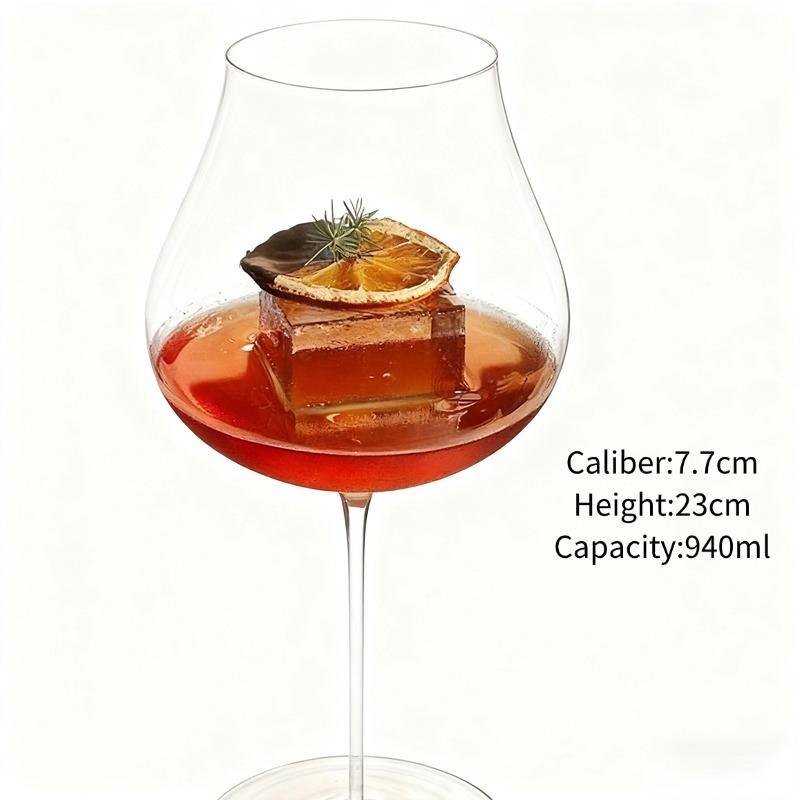 

Sensory Glass Cup Large-capacity Cocktail Glasses Cup Burgundy Red Wine Glass Thin-stemmed Glass Cups Wine Goblet For Party 940ml