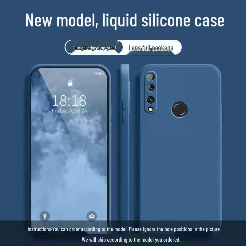 Huawei Enjoy 10 Plus Liquid Silicone Drop-proof Phone Case - Skin-friendly & Full Coverage