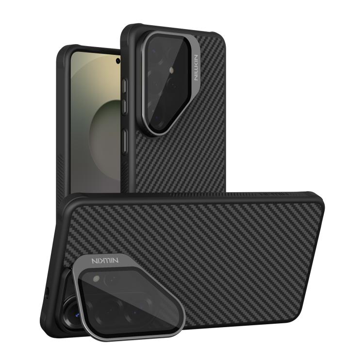 NILLKIN CarboProp Translucent Black CamShield Magnetic Phone Case For Samsung Galaxy S26 Ultra 5G чёрный