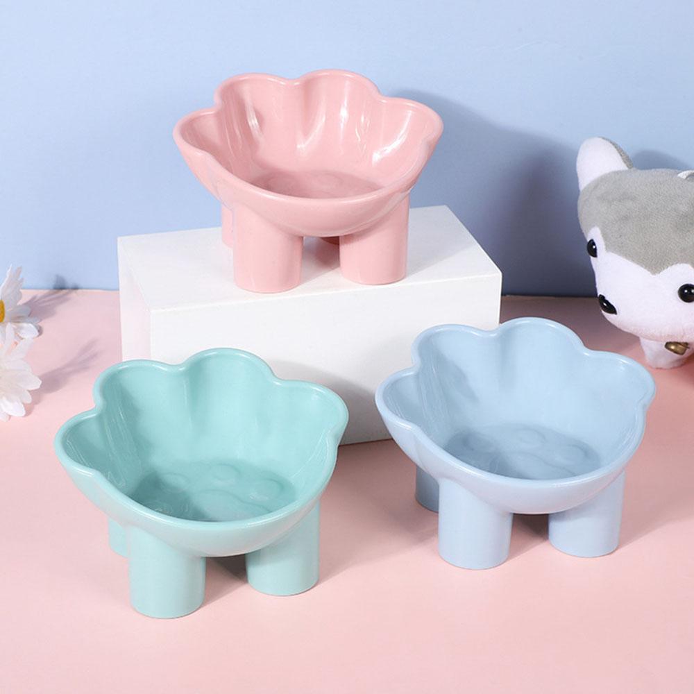 Cute Elevated Pet Bowls - For Dogs & Cats, Food Water Dishes, Raised Feeding Bowls, Pet Supplies