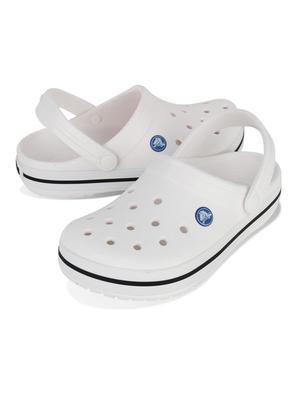 Crocs Crocs Band Clog Sandalen für Erwachsene Weiß 11016 100